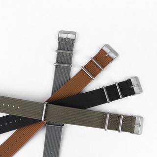 20mm 22mm Nylon Bện Dây Đeo Đồng Hồ Dây Đeo Cho Quân Sự Vải Gân Nam Nữ Vòng Tay Thể Thao Cho Samsung Galaxy Watch 6 5 4 3 40mm