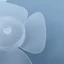 Plastic Fan Blades 4 Leaves for Hairdryer Motor Desk Fan Blades Transparent