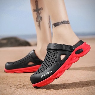 Shimano Câu Cá Mới Unisex Mùa Hè Xăng đan Ngoài Trời Cho Nam Thời Trang Đế Dày Dép Có Lỗ Cho Nữ Đi Biển Xăng đan Eva