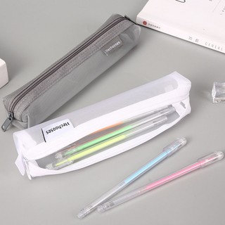 Bóp Viết Mini Trong Suốt Một Lớp Có Khóa Kéo Tiện Dụng | Shopee Việt Nam