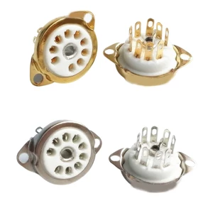 Ổ cắm ống gốm 5 mảnh Ổ cắm ống 9PIN Gốm B9A dành cho những người đam mê