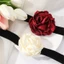 GODD Hoa Choker Vòng Cổ Vintage Choker Hoa Hồng Choker Goth Choker Nhung Choker