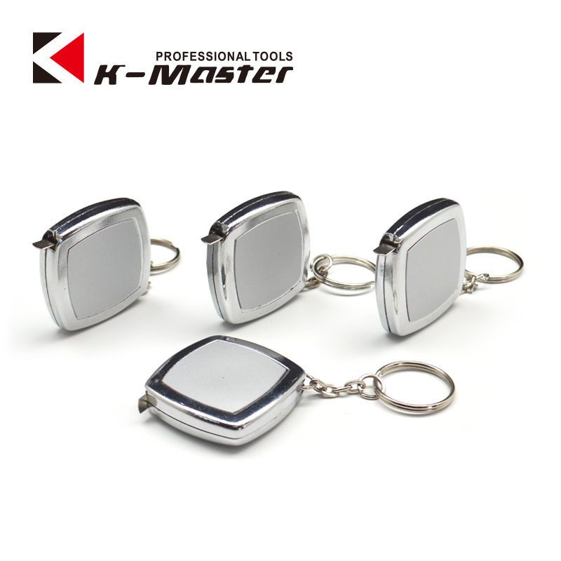 Thước Dây Mini 2M Bằng Thép Có Móc Khóa Tiện Dụng