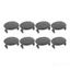 8-piece/set Inner Interior Door Grab Handle Armrest Screw Cover Cap Plug Plastic