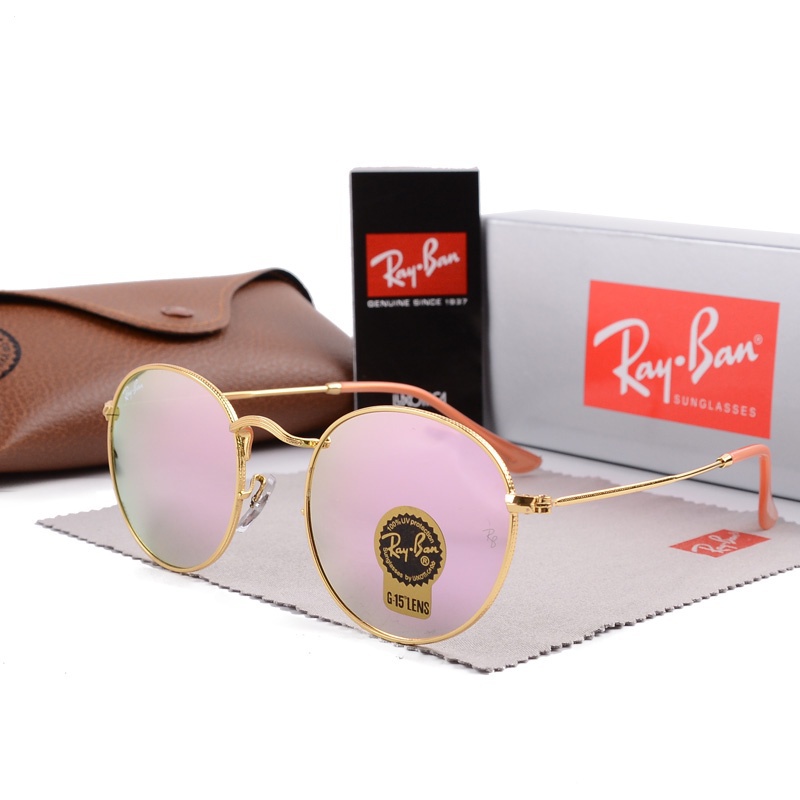 Kính râm Ray-Ban tròn cổ điển dành cho nam thương hiệu thiết kế nữ sang ...