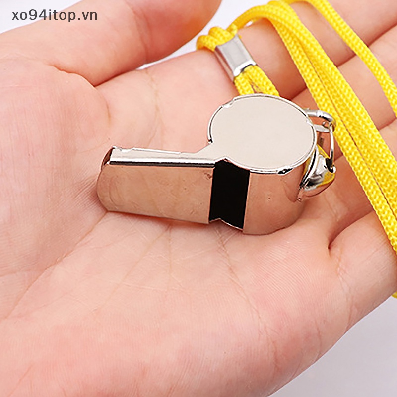 Còi Thổi Bằng Thép Không Gỉ Dùng Trong Huấn Luyện Thể Thao