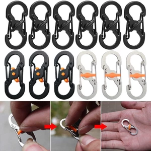 Móc Khóa Dây Leo Núi Bằng Hợp Kim Nhôm / Móc Khóa Mini Chống Trộm