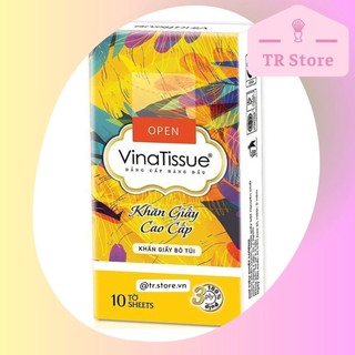 Khăn giấy bỏ túi khô và ướt tiện lợi nhỏ gọn Mylan Vina