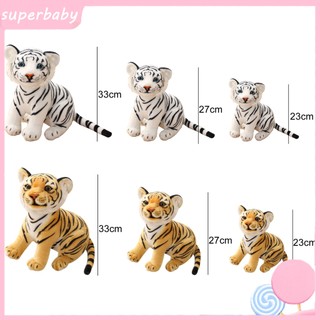 Thú Nhồi Bông Hình Con Hổ Màu Sắc Tươi Sáng Co Giãn Dành Cho Trẻ Em