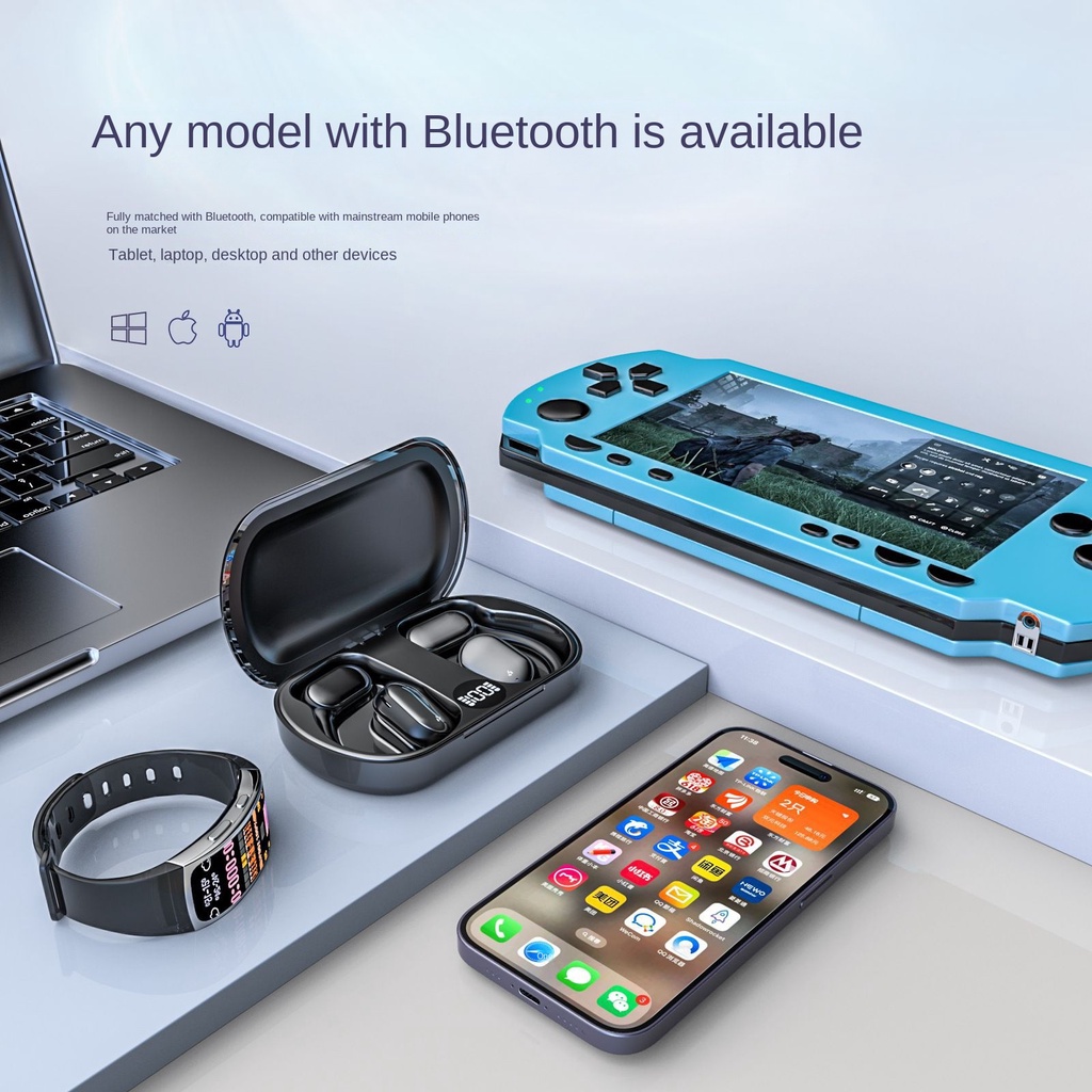 Tai Nghe Nhét Tai XG33 Kết Nối Bluetooth Không Dây Chống Ồn Truyền Âm Qua Xương