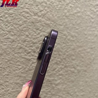 [Jlk] Ốp PC cứng mờ siêu mỏng cho iPhone 16 15 14 13 12 Pro Max Plus Sạc không dây Vỏ mờ từ tính
