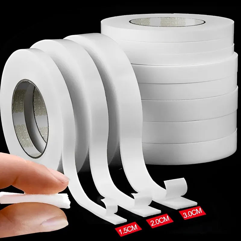 Cuộn Băng Keo Xốp Dày Hai Mặt Dài 3.0M 1.0 / 1.5 / 2.0 / 2.4 / 3.0cm Dùng Làm Đồ Thủ Công DIY