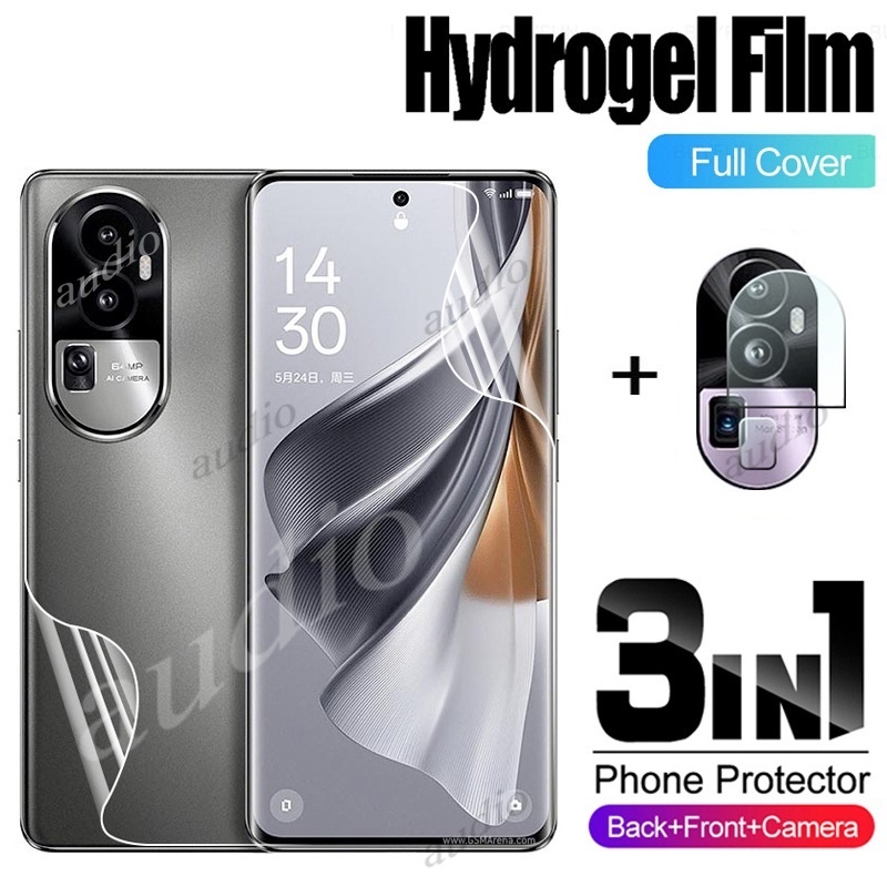 OPPO Reno16 Pro 5G 3in1 Mặt Sau Ống Kính Hydrogel Cho Oppo Reno 10 Pro Plus 10Pro + Reno10 Pro + 5G Màn Hình Điện Thoại Thông Minh Bảo Vệ Ống Kính Máy Ảnh Cho Oppo Reno 16 16Pro Reno16Pro 5G