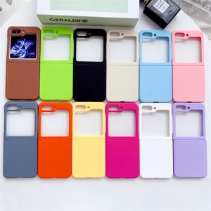 Ốp Điện Thoại Silicone Mềm Màu Macaron Cho Samsung Galaxy Z Flip 5 Flip 4 Flip 3