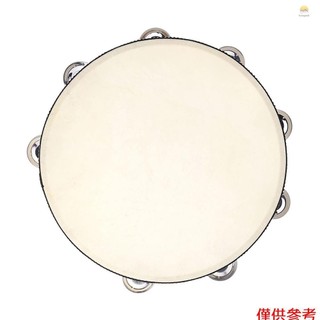 Trống Lục Lạc Cầm Tay 10 "Bằng Kim Loại Dành Cho Trẻ Em
