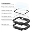 Kính + Vỏ cho Apple Watch Serie 8 7 6 5 4 SE Bảo vệ màn hình Cản cạnh thẳng iWatch cho Apple Watch Case 49MM 45mm 44mm 41mm 40mm