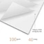 Sổ phác thảo 100gsm 80 trang lò xo kép nhiều kích cỡ Deli sketchnote vẽ phác họa -1 quyển
