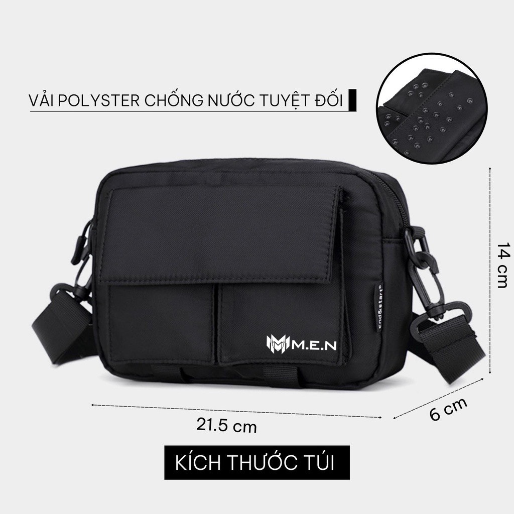 Túi đeo chéo học sinh nắp kéo đôi tiện ích du lịch KM33 (sỉ rẻ )
