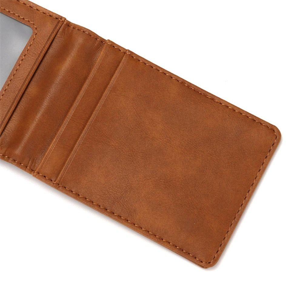 Ví Ngắn FEDAOG, Kẹp Tiền Siêu Mỏng Ví Nam, Thời Trang Chống Trộm Swipe PULeather Đựng Thẻ ID Gói Nam