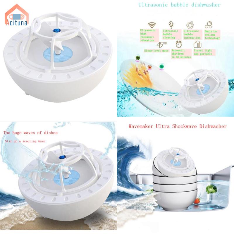 Chậu rửa di động acituna tự động để làm sạch bát