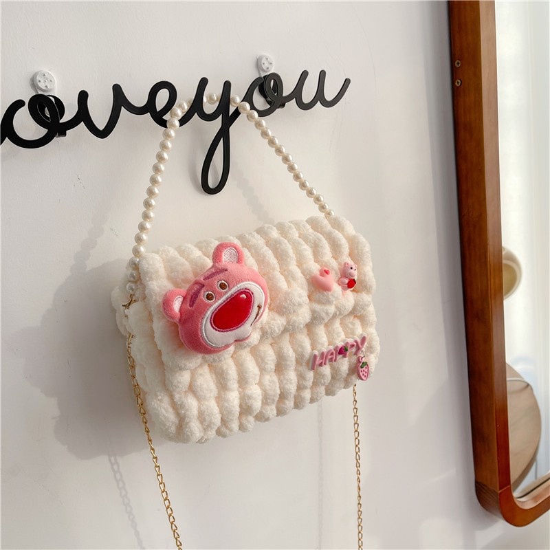 Túi Đeo Chéo Hình Vuông Đan Len Thủ Công DIY | Shopee Việt Nam
