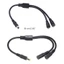 Cáp chia DC Y 1 Cáp chuyển đổi nguồn DC nam sang 2 cái 5.5x2.1mm / 5.5x2.5mm cho Bộ định tuyến máy ảnh quan sát