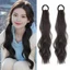 JUNYUE88US Dài Xoăn Đuôi Ngựa Ngọt Ngào Vô Hình Chất Lượng Cao Phụ Kiện Tóc Nối Tóc Nữ Bé Gái Tổng Hợp Tự Nhiên Cosplay Lolita Tóc Giả