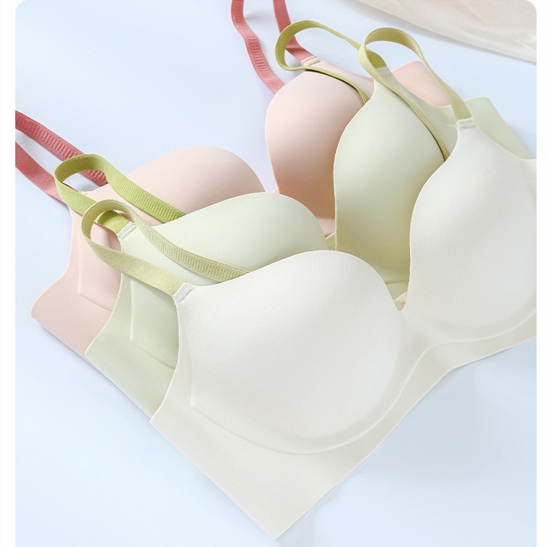 【32-38AB】 Áo Lót Nâng Ngực Không Gọng Không Đường May Sinh Viên Thanh Niên Áo Lót