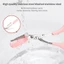 MAGEFY Bộ 3 Dụng Cụ Cắt Tỉa Lông Mày Chuyên Nghiệp Với Kéo Và Lưỡi Dao Cạo 3051