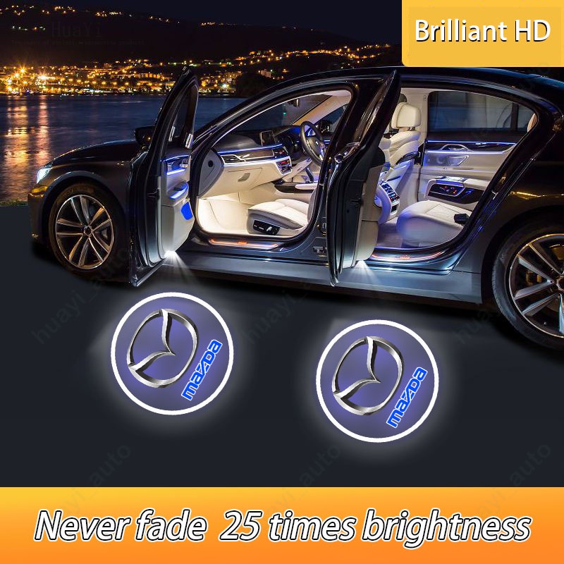 Đèn LED Chiếu Laser Chào Mừng Gắn Cửa Xe Hơi Mazda Cx-5 3 2 Cx-8 Cx-3 Cx-30 6 Bt-50 Mx-5 5 Rx8