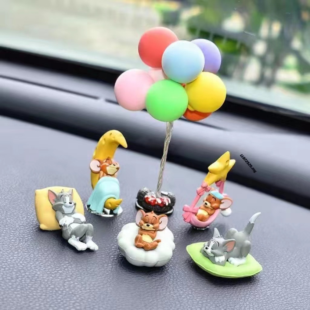 [Hàng Mới] Búp Bê Tom Và Jerry Dễ Thương Trang Trí Nội Thất Xe Hơi