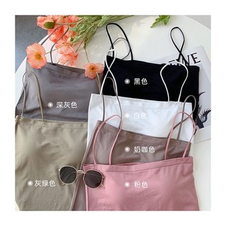 Áo Ống Ngắn Hai Dây Có Đệm Ngực Sau Lưng Đẹp Mắt Cho Nữ [Lff0627]