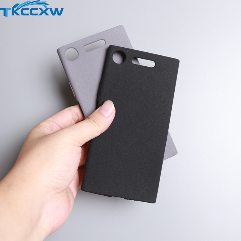 Dành Cho Sony Xperia XA Z5 Z3 Plus Z2 Z1 XZ3 XZ2 XZ1 Ốp Lưng Chống Vân Tay Mờ Cát Silicon Mềm