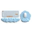Btsg PU Dễ Thương Cloud Hỗ Trợ Cổ Tay Miếng Lót Cho Bàn Phím Chuột PainRelief Palm Rest Kit