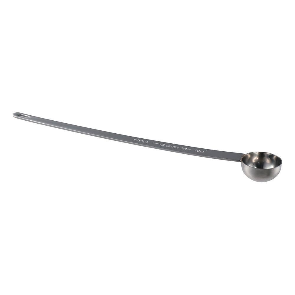 Muỗng cà phê GOODH, Muỗng đo lường bằng thép không gỉ dày, Tay cầm dài 5 / 10 / 15 / 20 / 25 / 30ML Muỗng đo cà phê Pha trộn