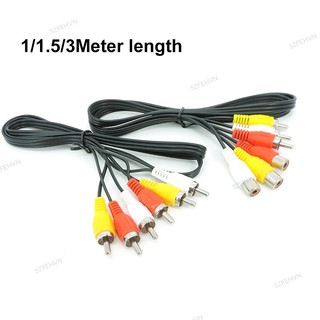 Dây Cáp Âm Thanh Nối Dài 3 rca male Sang 3RCA male Với 3 rca AV Dài 1M / 1.5M / 3Meter