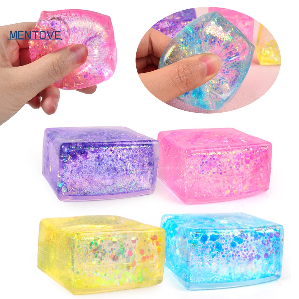 Toy_sequins ice cube bóp đồ chơi sáng tạo maltose square cube phục hồi
