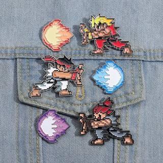 Ghim Cài Áo Hình Nhân Vật Trong Game Street Fighter Độc Đáo