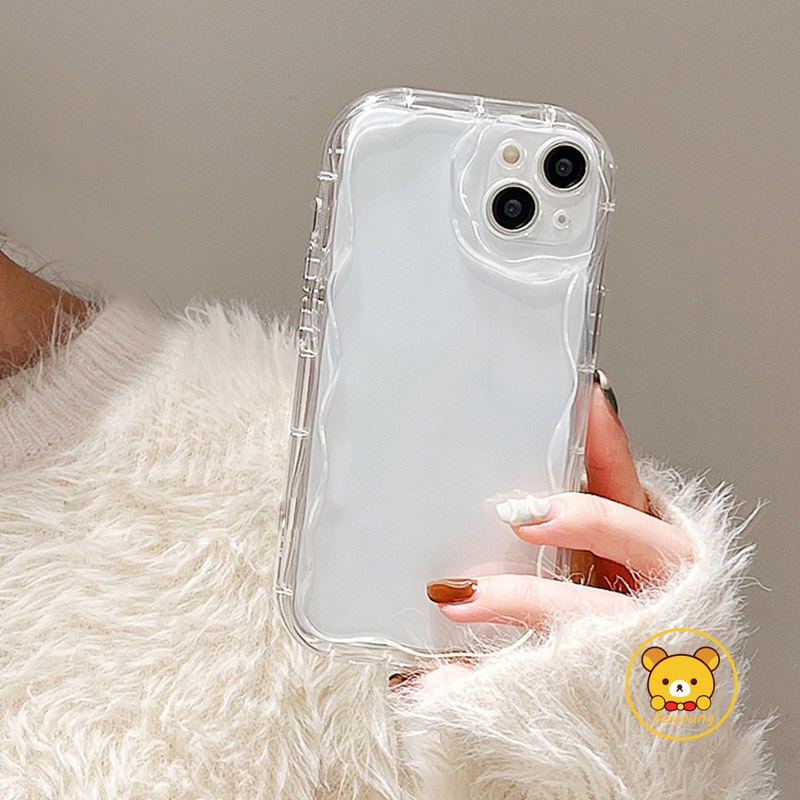Vỏ sóng kem dễ thương cho realme 10 5g 10 pro plus 5g 9i 5g 9 pro 5g v25 q5 5g gt3 gt neo5 gt2 neo 3t neo2 q5 pro vỏ cặp điện thoại tpu ốp lưng trong suốt bảo vệ