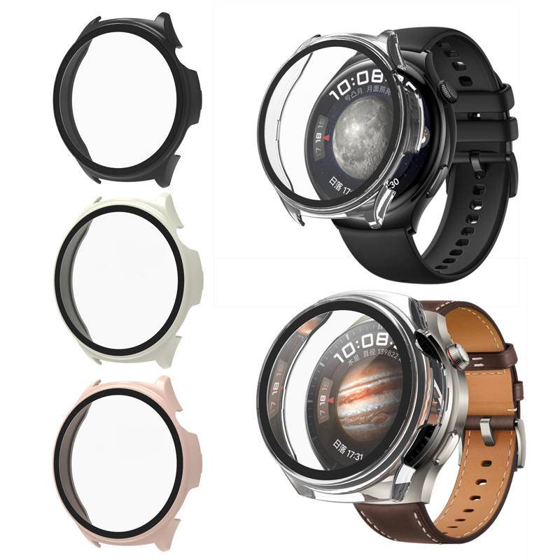 Vỏ cứng bảo vệ màn hình bằng kính cho Huawei Watch 4 Phụ kiện vỏ bảo vệ