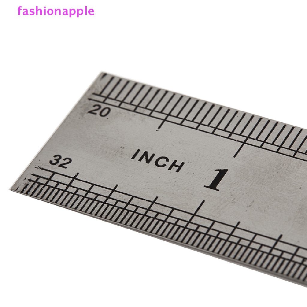 Thước Đo Hai Mặt Bằng Thép Không Gỉ 15-30cm