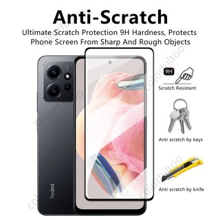 Kính Cường Lực 2 Trong 1 HD Bảo Vệ Toàn Màn Hình Cho Xiaomi Redmi Note 12 Pro 5G Note12Pro Note12 4G 5G 9H
