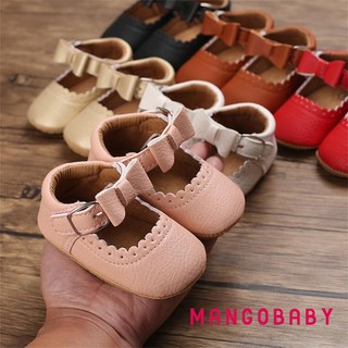 Mgg-autumn Giày Công Chúa Tập Đi, Phong Cách Ngọt Ngào Bé Gái Màu Nơ Ren Trang Trí Đế Mềm Chống Trơn Trượt Cho Trẻ Sơ Sinh Prewalker