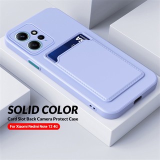 Ốp Lưng Cho Xiaomi Redmi Note 14 12 Pro Plus 12Pro + Note12Pro Note14 4G 5G Vỏ Điện Thoại Silicon Lỏng Đựng Thẻ Silicon TPU Mềm Mại Ốp Lưng Cặp Đôi