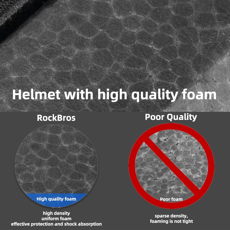 Mũ Bảo Hiểm Xe Đạp ROCKBROS Có Nam Châm Siêu Nhẹ 57-62CM