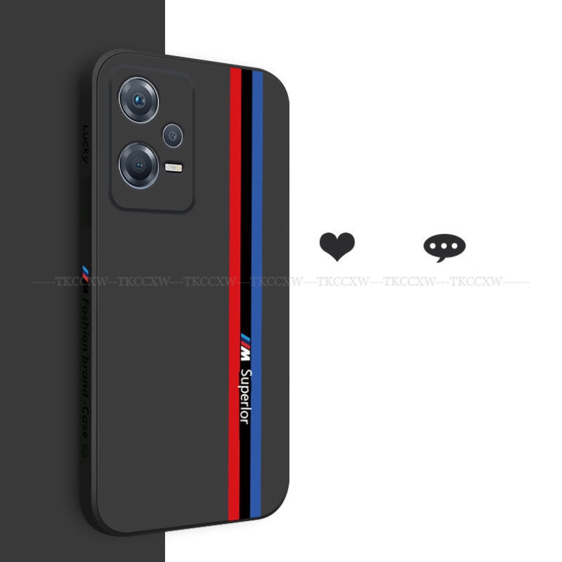 Ốp Điện Thoại Silicon Vuông Mềm In Logo Thương Hiệu Thời Trang Cho Redmi Note 12 Pro Plus Turbo 5G 12C K60 Pro K60e