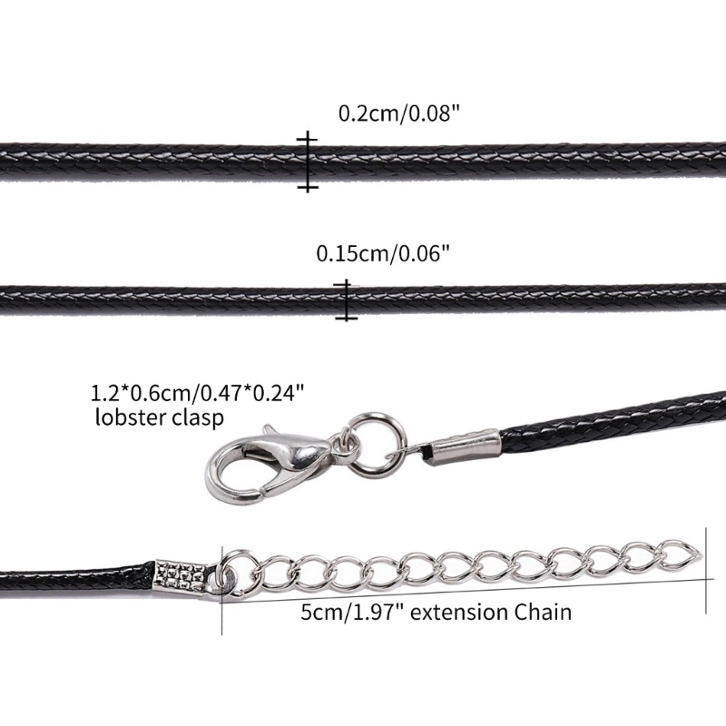 Cuộn Dây Bện Có Khóa Càng Cua 1.5mm Có Thể Điều Chỉnh Dùng Làm Trang Sức