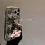 Ốp Điện Thoại Tráng Gương Mạ Điện Hình Trái Tim Ba Chiều Cho Iphone 14promax 13 13promax 12 11 7 / 8Plus Xsmax