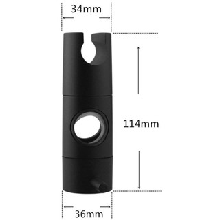 Jkdesign Giá đỡ vòi hoa sen Núm phẳng Phụ kiện phòng tắm Ổ cắm tay trượt ABS 19-25mm Ghế nâng vòi hoa sen