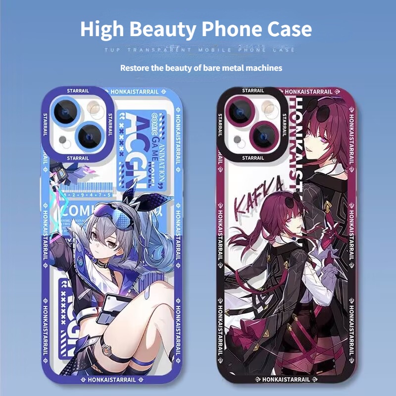 Ốp Điện Thoại Mềm Chống Sốc Hình Anime Cho Samsung Galaxy A02 A03 A03S A10 A10S A30 A20 A11 A12 A13 A22 4G 5G Kafka Seele Bronya
